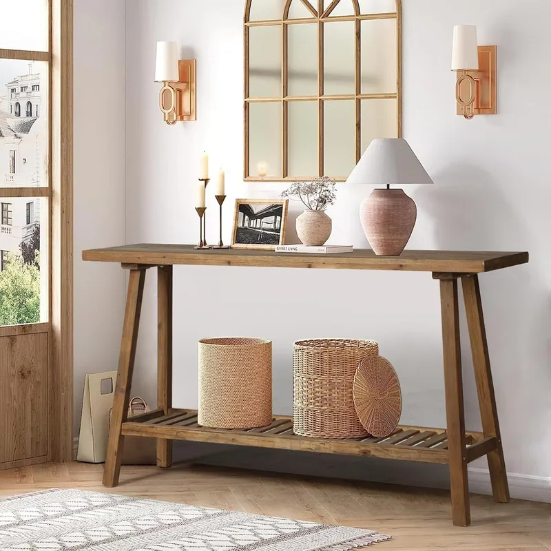 HOKYHOKY Reclaimed Solid Wood Console Table